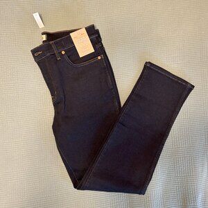 Madewell Mid Rise Stovepipe Jeans in Rinse Wash
